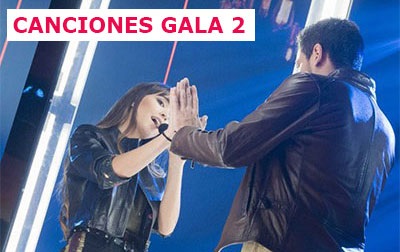 OT2017 Canciones Gala 2